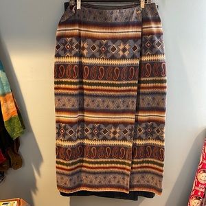 Patterned Skirt 100% Cotton Women’s Size 16